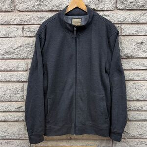 Marvin Richards Men's Dark Gray Zip-Up Sweater
